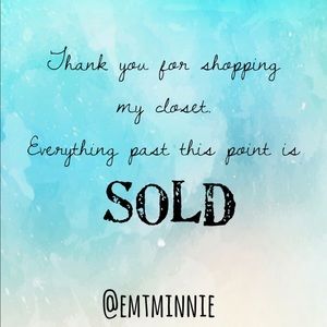 Thank you 💙 Everything past this is SOLD. 🛍